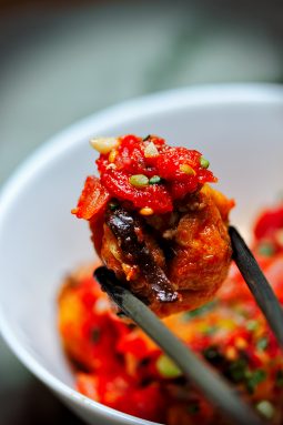 Stuffed Tofu in Tomato Sauce | Plated Palate
